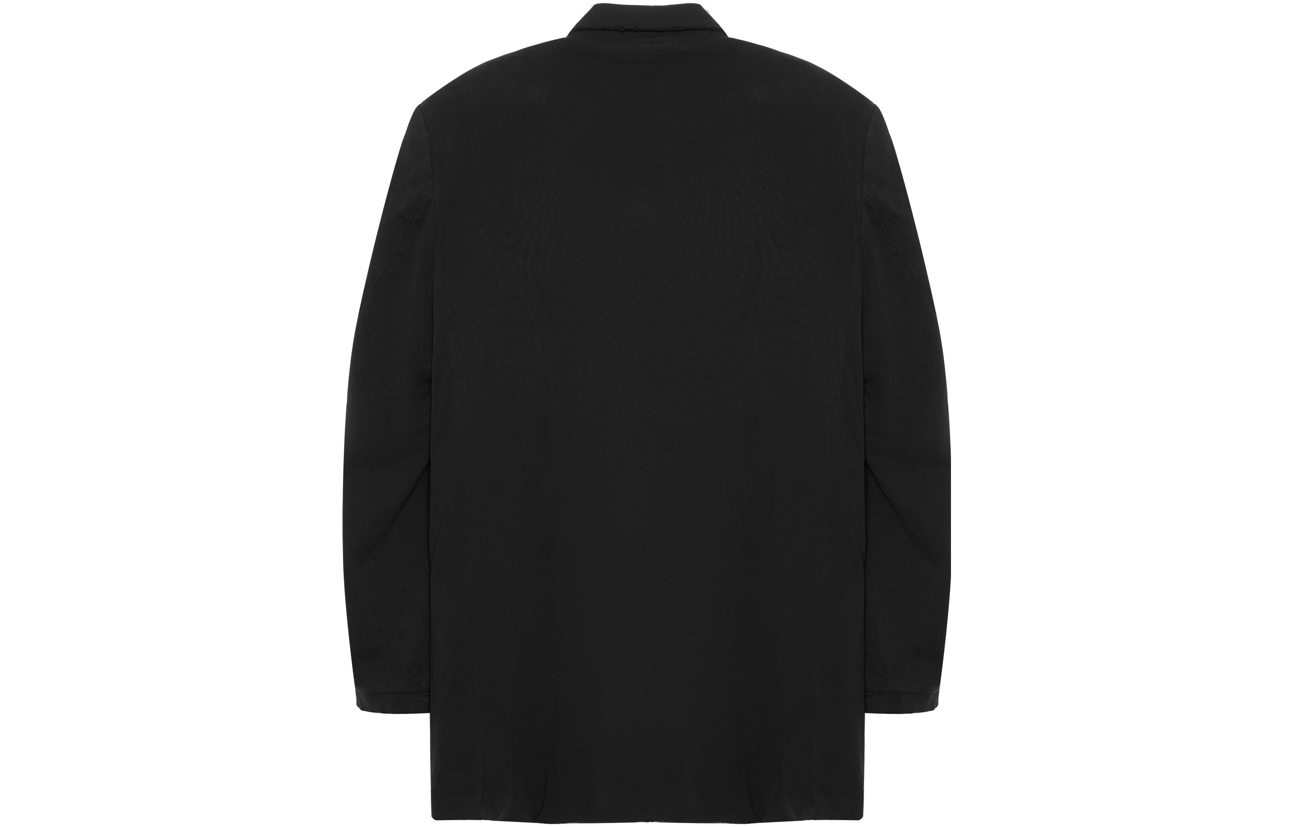 Balenciaga Unisex Solid Black Single-Breasted Long-Sleeve Blazer Jacket. 662182TAV041000 圖 3