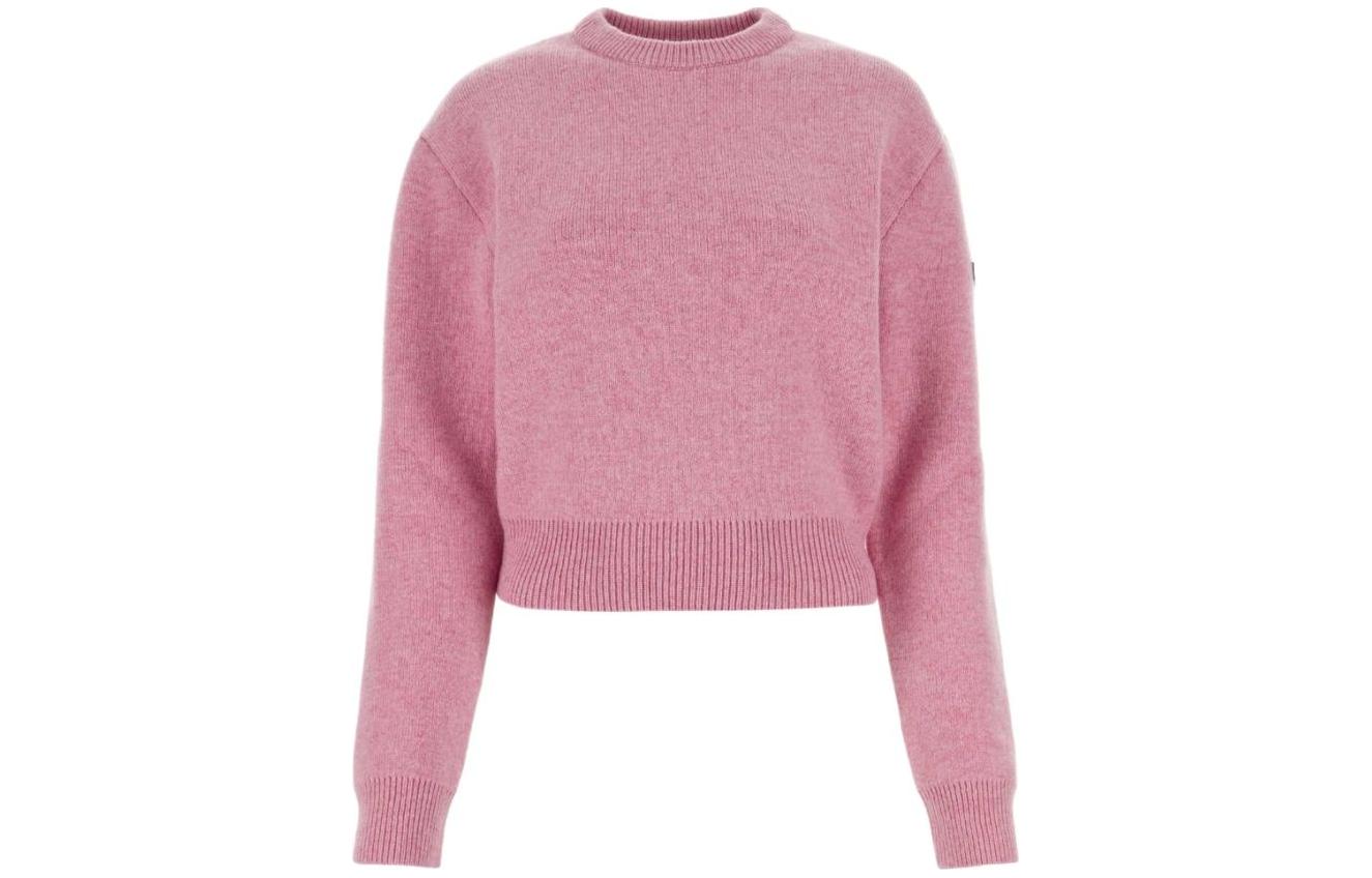 Order Balenciaga Unisex Solid Ribbed Crewneck Long Sleeve Sweater Regular Fit. 769297T16751000