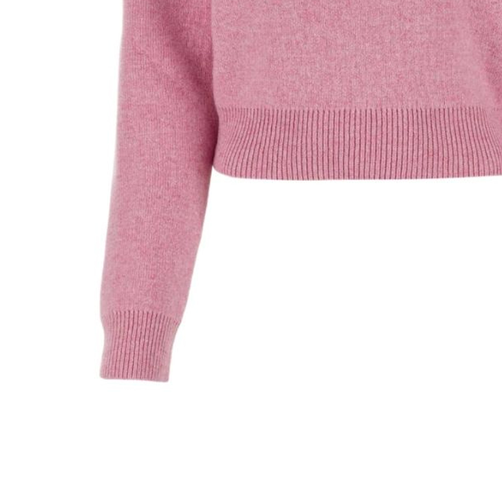 Purchase Balenciaga Unisex Solid Ribbed Crewneck Long Sleeve Sweater Regular Fit. 769297T16751000