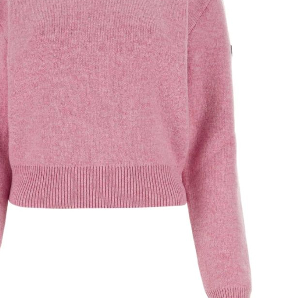 Details for Balenciaga Unisex Solid Ribbed Crewneck Long Sleeve Sweater Regular Fit. 769297T16751000