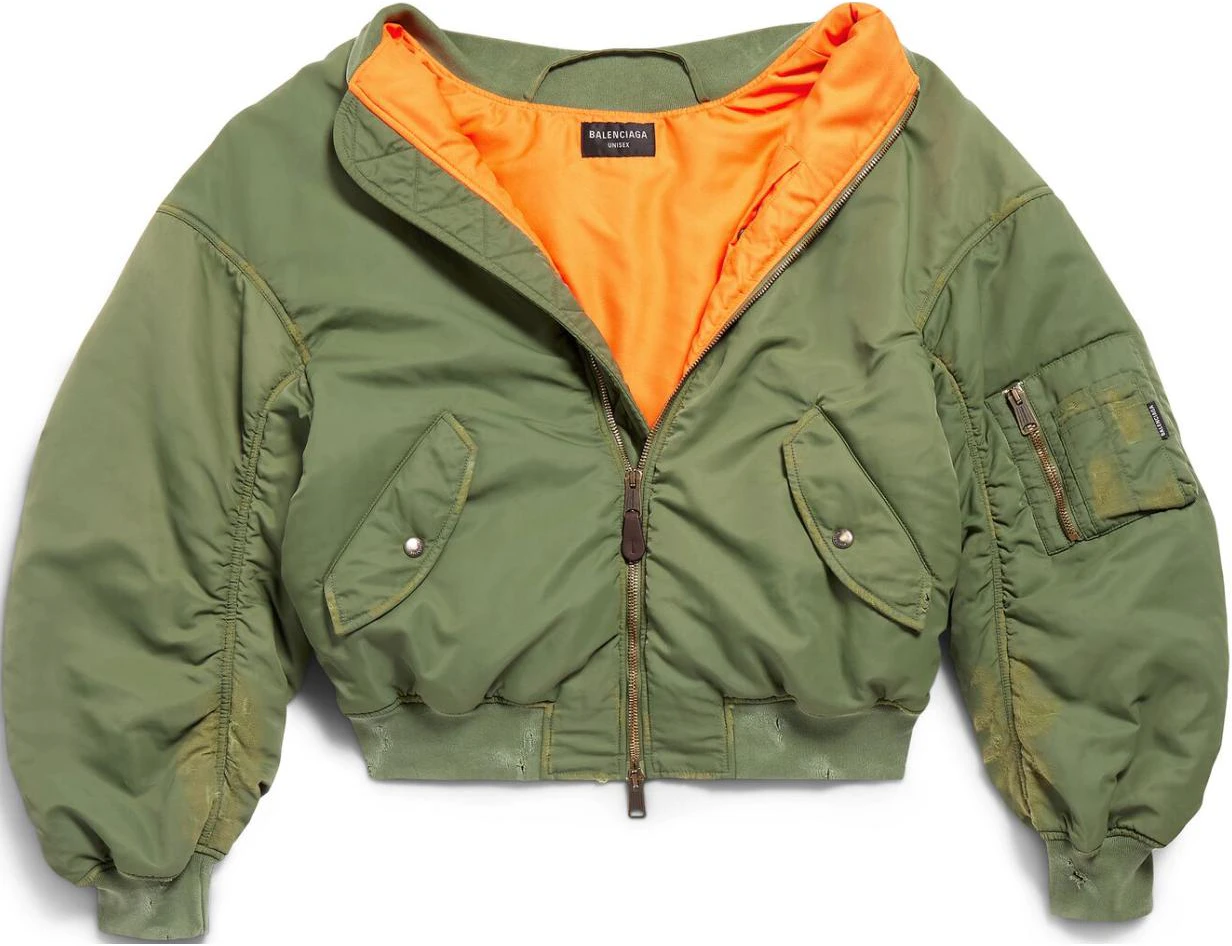 balenciaga-unisex-solid-zip-up-bomber-jacket-long-sleeve-dark-green-790753-tpo-042840