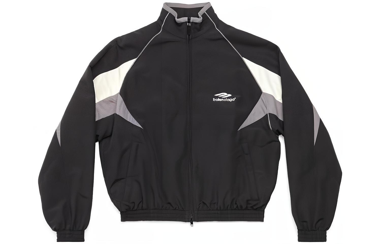 Order バレンシアガ ユニセックス SS23 オーバーサイズ ジップアップジャケット ブラック 751726TOO481000