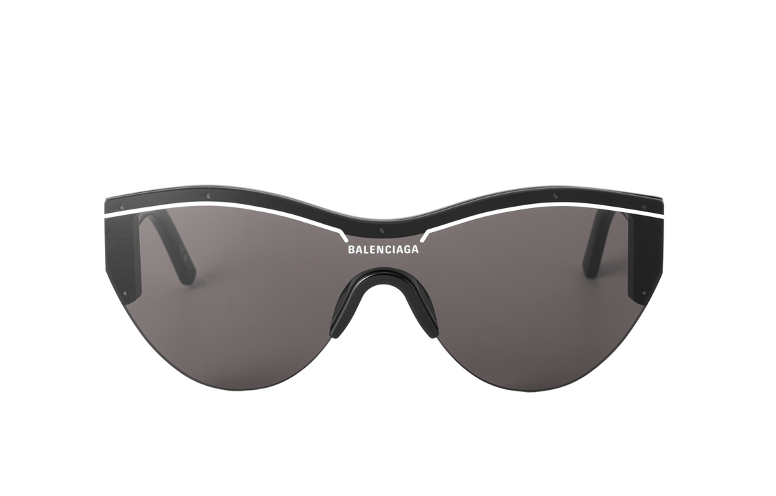 Balenciaga Unisex Stylish Irregular Acetate Sunglasses for Men and Women. BB0004S001