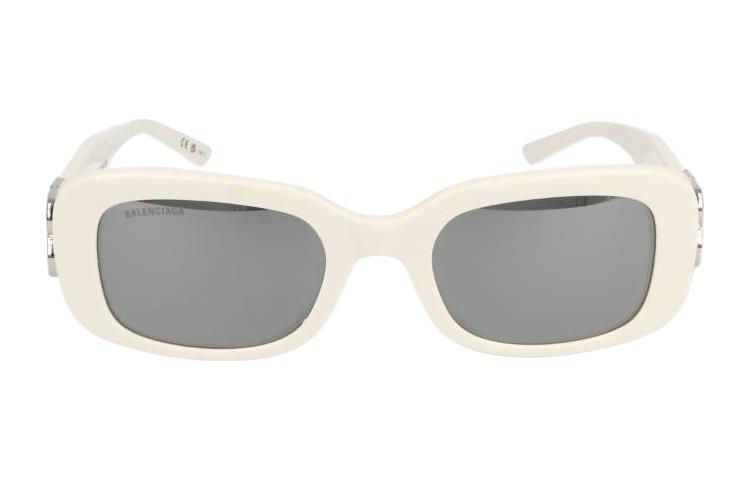 Balenciaga Unisex White Rectangular Acetate Sunglasses Couples Style. BB0310SK003 圖 3