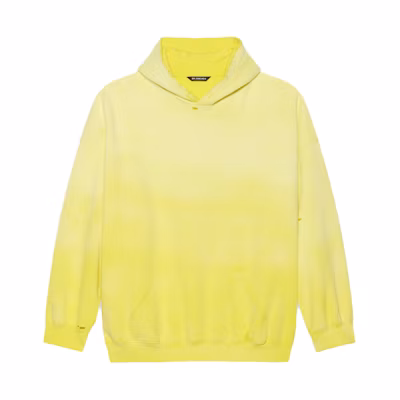 Balenciaga Unisex Yellow Solid Color Hoodie Pullover Long Sleeve Sweater. 651799TJVN87200