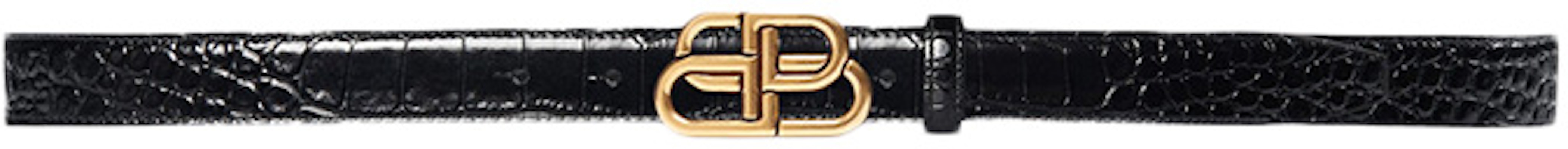 Balenciaga Veg-Tanned BB Belt 2.5cm Black Leather Unisex Couples Fashion 5816901LR041000 Order Balenciaga Veg-Tanned BB Belt 2.5cm Black Leather Unisex Couples Fashion 5816901LR041000