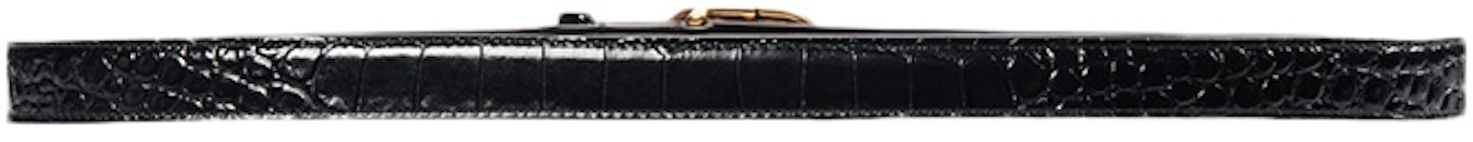 Lookbook Cinturón Vegano Balenciaga BB 2.5cm Negro Unisex Parejas Moda 5816901LR041000