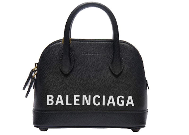 Balenciaga Ville Top Handle Bag XXS Black