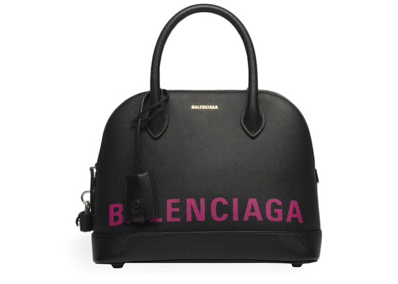 Balenciaga Ville Top Handle S Black/Pink