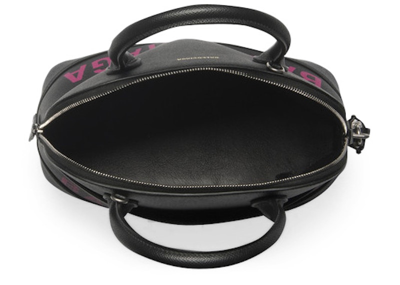 Lookbook 발렌시아가 빌 탑 핸들 S 블랙/핑크