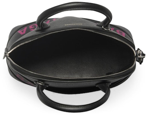 Balenciaga Ville Top Handle S Black/Pink Lookbook Balenciaga Ville Top Handle S Black/Pink