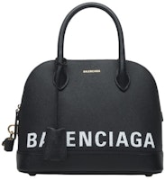 Balenciaga Ville Top Handle S Black/White Balenciaga Ville Top Handle S Black/White