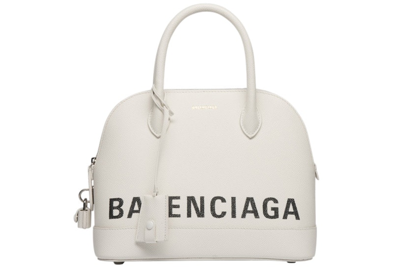Balenciaga Ville Top Handle S White/Black