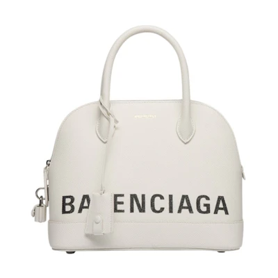 Balenciaga Ville Top Handle S White/Black