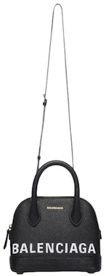 Balenciaga Ville Top Handle XXS Black/White Order Balenciaga Ville Top Handle XXS Black/White