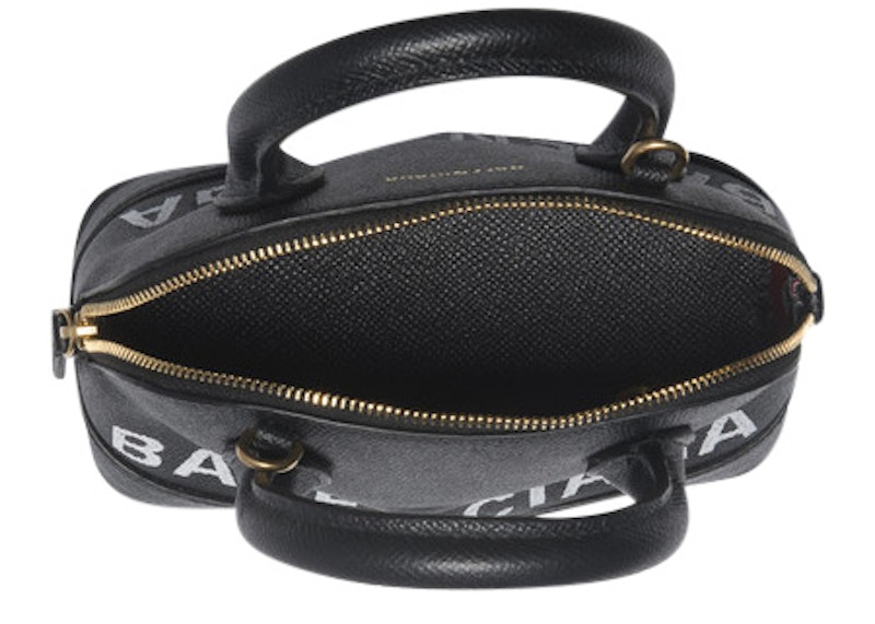 Lookbook バレンシアガ Ville XXS トップハンドル (黒/白)
