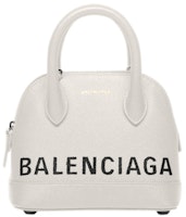 Balenciaga Ville Top Handle XXS White/Black Balenciaga Ville Top Handle XXS White/Black