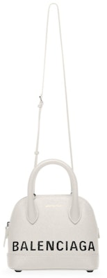 Balenciaga Ville Top Handle XXS White/Black Order Balenciaga Ville Top Handle XXS White/Black
