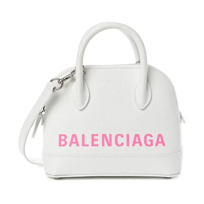 Balenciaga Ville Top Handle XXS White/Pink