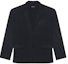 Buy Balenciaga Jaket Hitam Longgar Lengan Panjang dengan Kantung Vintage Knit. 662388TAV041000