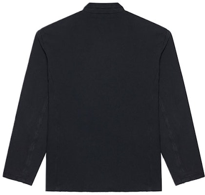 Balenciaga Jaket Hitam Longgar Lengan Panjang dengan Kantung Vintage Knit. 662388TAV041000 Lookbook Balenciaga Jaket Hitam Longgar Lengan Panjang dengan Kantung Vintage Knit. 662388TAV041000