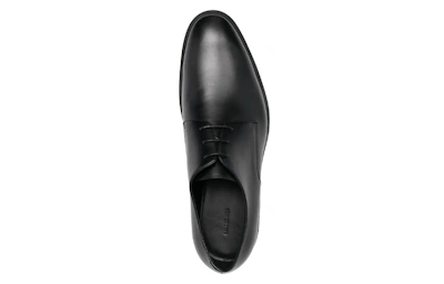 Balenciaga Wallstreet Almond-Toe Derby Shoe Black
