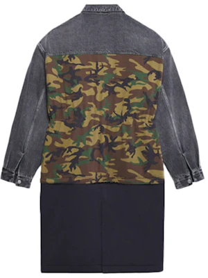 Balenciaga Jaket Trench Gabardine Denim Stretch Camo. 659092TKL142840 Lookbook Balenciaga Jaket Trench Gabardine Denim Stretch Camo. 659092TKL142840