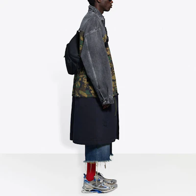 Balenciaga Jaket Trench Gabardine Denim Stretch Camo. 659092TKL142840 Details for Balenciaga Jaket Trench Gabardine Denim Stretch Camo. 659092TKL142840