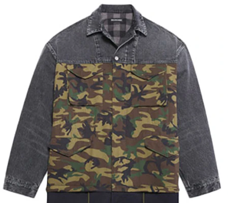 Balenciaga Jaket Trench Gabardine Denim Stretch Camo. 659092TKL142840 Sizing Balenciaga Jaket Trench Gabardine Denim Stretch Camo. 659092TKL142840
