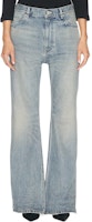 Balenciaga Washed Flared Denim Jeans Unisex Loose Fit Blue. 790405TQW55 Balenciaga Washed Flared Denim Jeans Unisex Loose Fit Blue. 790405TQW55