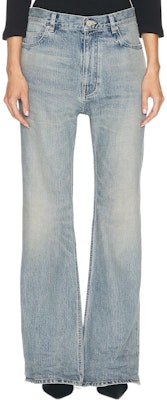 Balenciaga Jeans Denim Flared Biru Unisex Loose Fit. 790405TQW55 Buy Balenciaga Jeans Denim Flared Biru Unisex Loose Fit. 790405TQW55