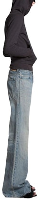 Balenciaga Jeans Denim Flared Biru Unisex Loose Fit. 790405TQW55 Details for Balenciaga Jeans Denim Flared Biru Unisex Loose Fit. 790405TQW55