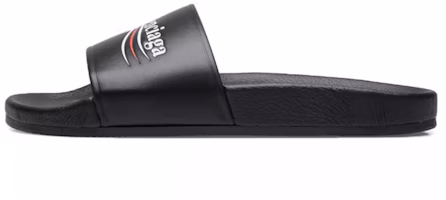 Balenciaga Wave Logo Slippers Sandals Black 530562WAM001091 Balenciaga Wave Logo Slippers Sandals Black 530562WAM001091