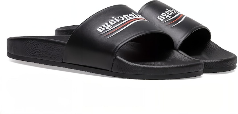 발렌시아가 웨이브 로고 슬리퍼 샌들 블랙 530562WAM001091 530562WAM001091 Shop 발렌시아가 웨이브 로고 슬리퍼 샌들 블랙 530562WAM001091 530562WAM001091