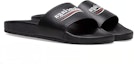 Shop Sandal Balenciaga Logo Ombak Hitam 530562WAM001091