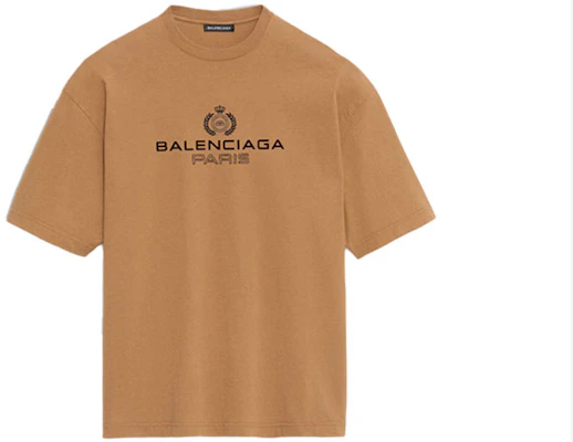 巴黎世家小麥皇冠標誌T恤 米色 594579TGV609605 Order 巴黎世家小麥皇冠標誌T恤 米色 594579TGV609605