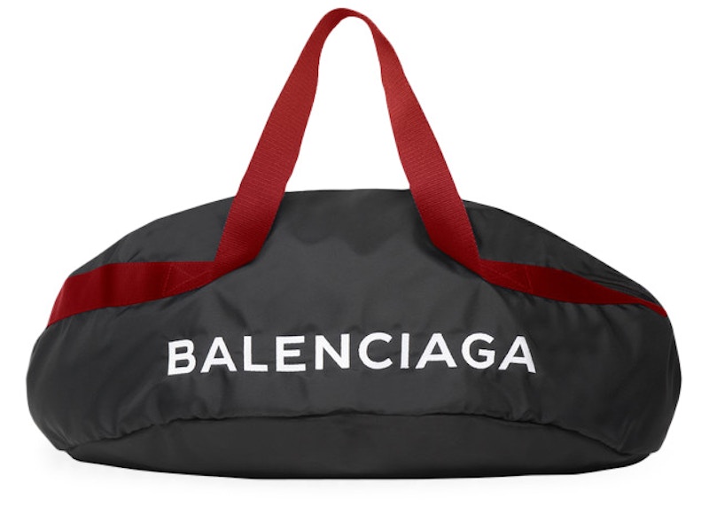 Balenciaga Wheel Bag M Navy/Red