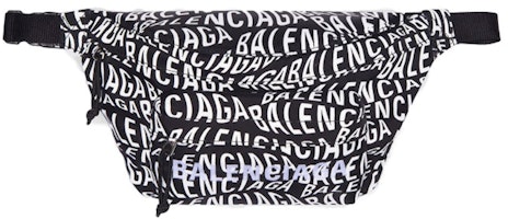 Balenciaga Wheel Beltpack Logo Wheel Black/White Balenciaga Wheel Beltpack Logo Wheel Black/White