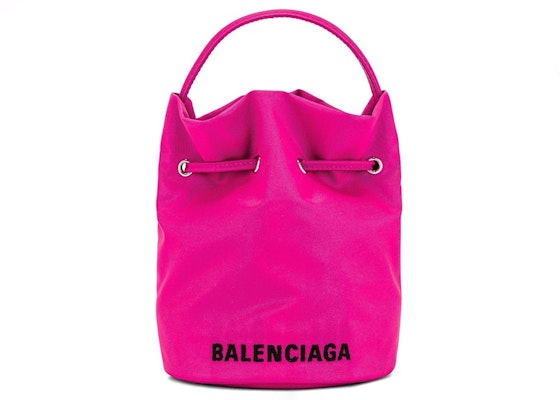 Balenciaga Wheel Drawstring Bag XS Pink Buy Balenciaga Wheel Drawstring Bag XS Pink