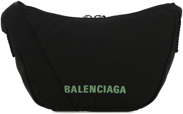 Balenciaga Wheel Sling Shoulder Bag Black Buy Balenciaga Wheel Sling Shoulder Bag Black