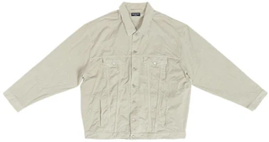 Balenciaga White Casual Oversized Single-Breasted Jacket 697778TJW949012 Balenciaga White Casual Oversized Single-Breasted Jacket 697778TJW949012