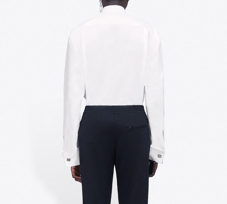 Details for Balenciaga Kemeja Lengan Panjang Putih Tuxedo Katun 622069TYB189000