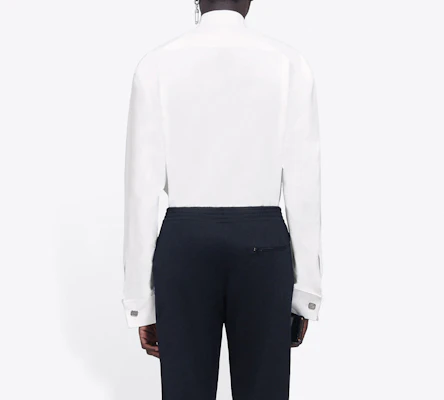 Balenciaga Kemeja Lengan Panjang Putih Tuxedo Katun 622069TYB189000 Details for Balenciaga Kemeja Lengan Panjang Putih Tuxedo Katun 622069TYB189000