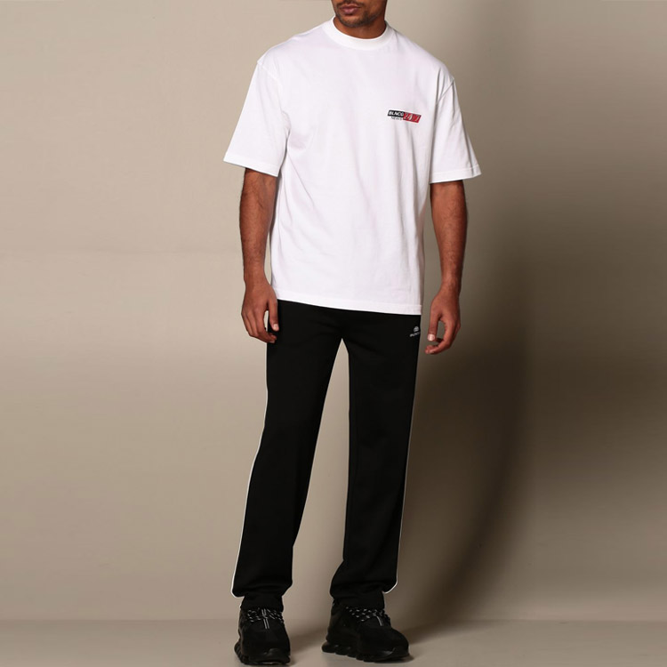 Balenciaga White Crew Neck Short Sleeve T-Shirt 612966TIVD19000 圖 6