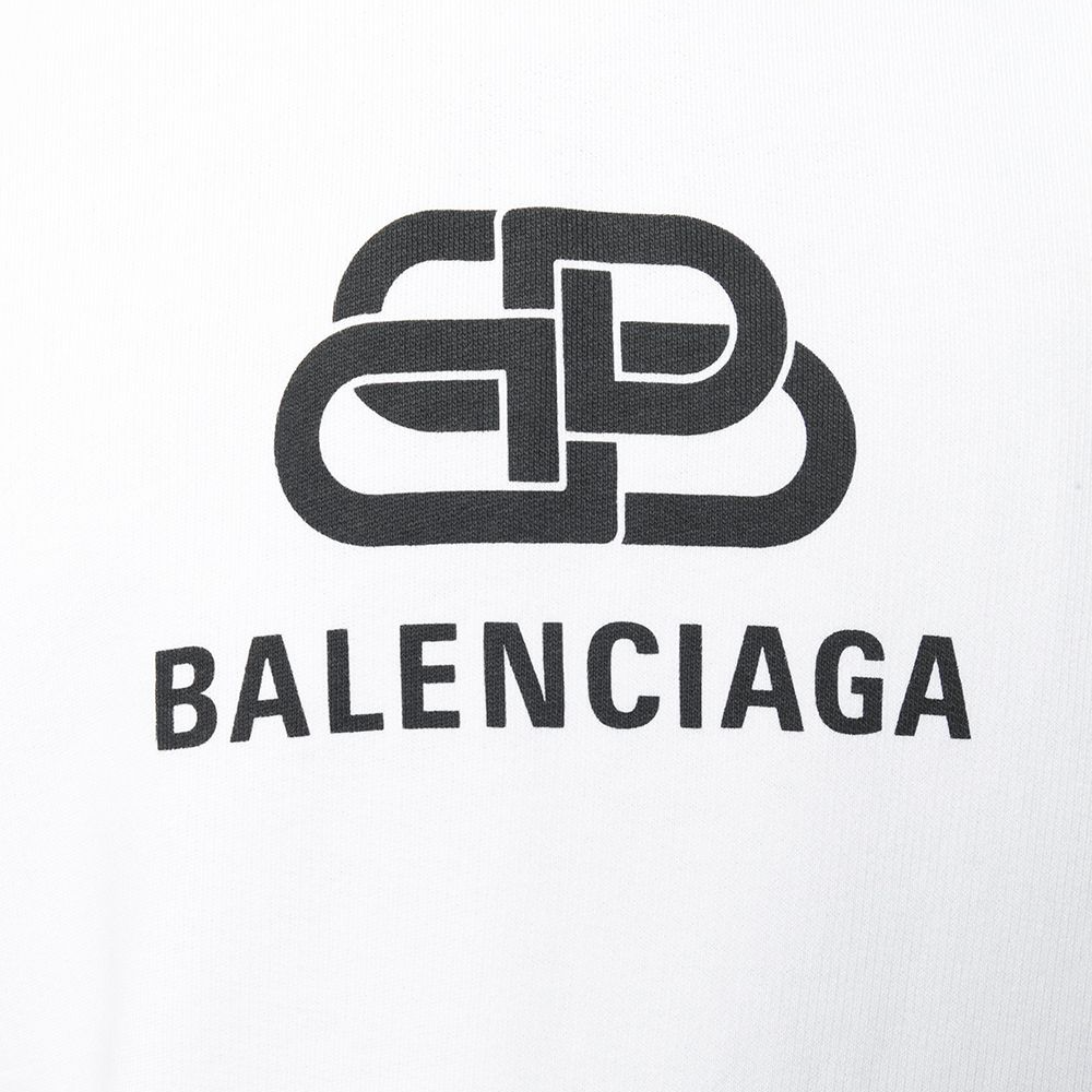 Balenciaga White Graphic Print Pullover Hoodie Long Sleeve 578138TEV199044 圖 11