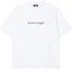 Buy Balenciaga White Logo Print Comfortable Short Sleeve T-Shirt 612966TIV549040