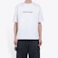 Lookbook Balenciaga White Logo Print Comfortable Short Sleeve T-Shirt 612966TIV549040