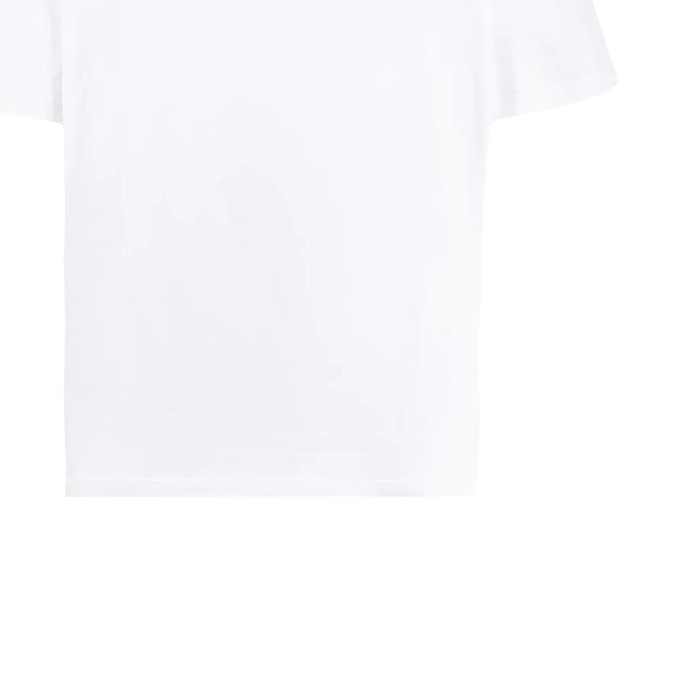 Sizing Balenciaga White Logo Print Comfortable Short Sleeve T-Shirt 612966TIV549040