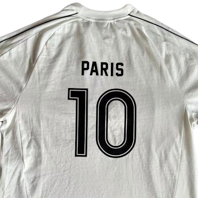 Balenciaga 白色logo印花寬鬆版男女皆宜圓領T恤 777705TPVR59040 Sizing Balenciaga 白色logo印花寬鬆版男女皆宜圓領T恤 777705TPVR59040