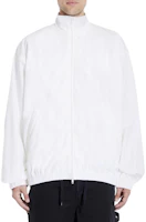 Balenciaga White Solid Color Zip-Up Stand Collar Jacket 794468TPQ389000 Balenciaga White Solid Color Zip-Up Stand Collar Jacket 794468TPQ389000
